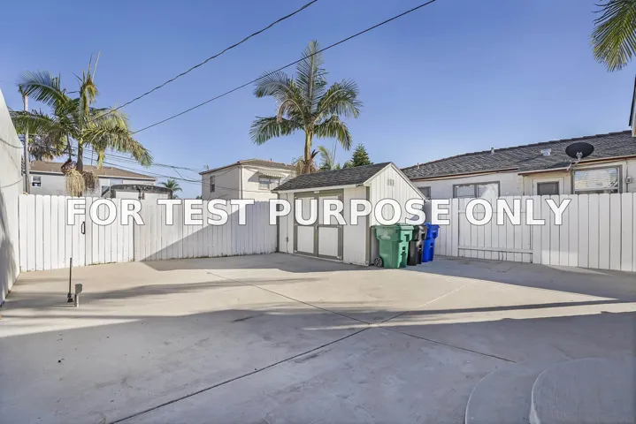 Demo/Test Data 4547 Hawley Blvd, San Diego, Ca 92116