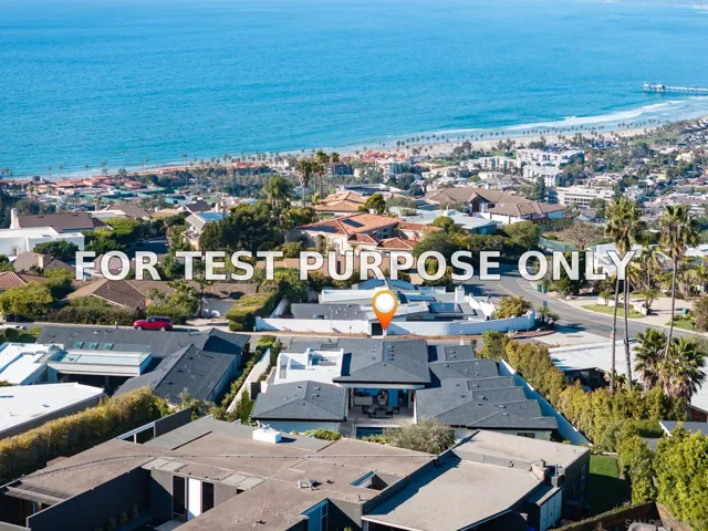 Demo/Test Data 2365 Via Siena, La Jolla, Ca 92037