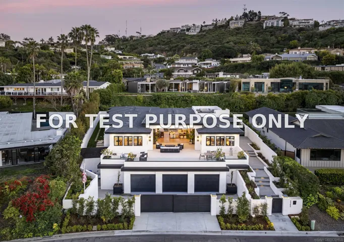 Demo/Test Data 2365 Via Siena, La Jolla, Ca 92037