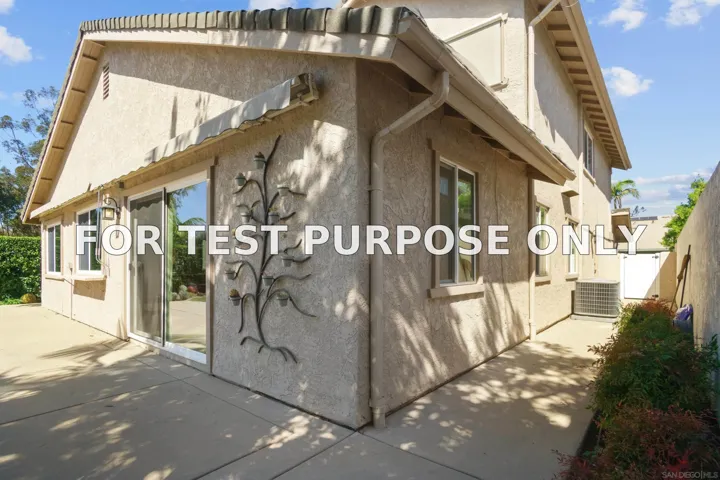 Demo/Test Data 9932 Ironwood Place, San Diego, Ca 92131