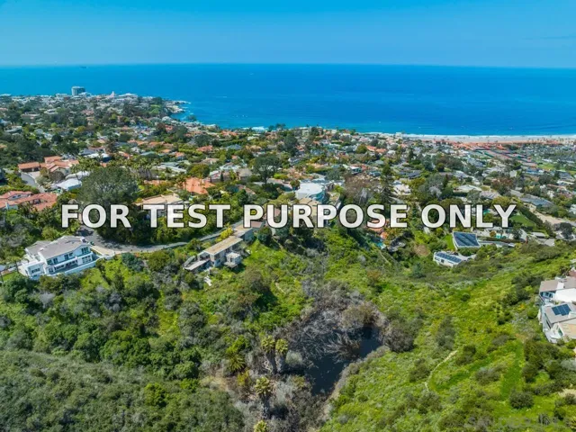 Demo/Test Data 7595 Hillside Dr. Unit 71, La Jolla, Ca 92037