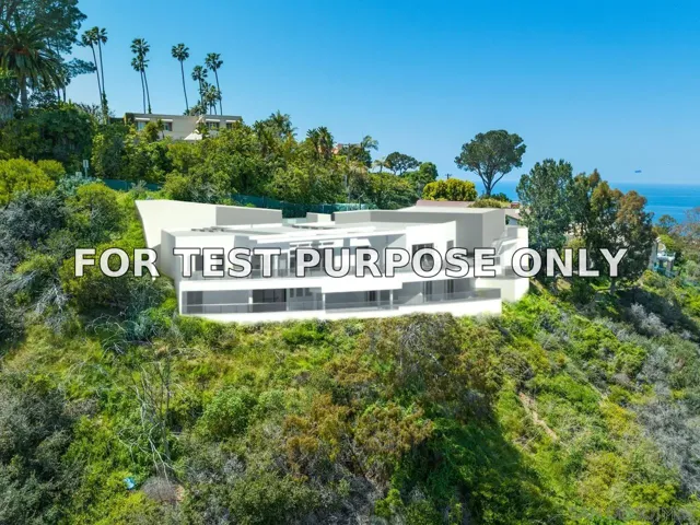 Demo/Test Data 7595 Hillside Dr. Unit 71, La Jolla, Ca 92037