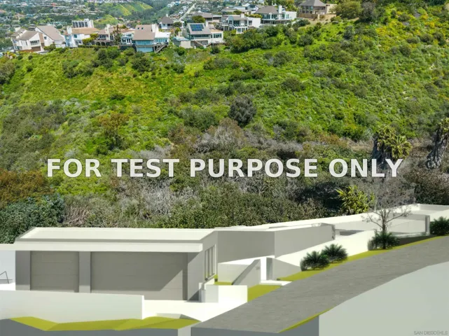 Demo/Test Data 7595 Hillside Dr. Unit 71, La Jolla, Ca 92037