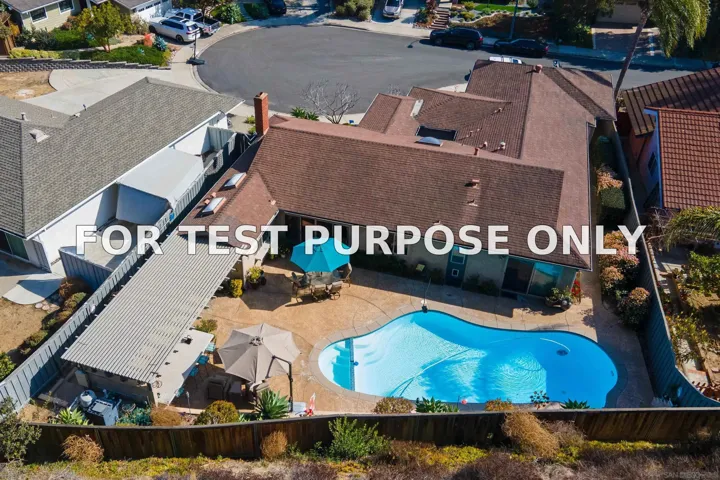 Demo/Test Data 4044 Via Del Conquistador, San Diego, Ca 92117
