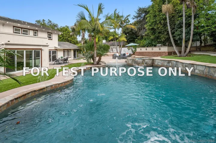 Demo/Test Data 2505 Hidden Valley Pl, La Jolla, Ca 92037