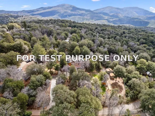 Demo/Test Data 3217 Pera Alta, Julian, Ca 92036