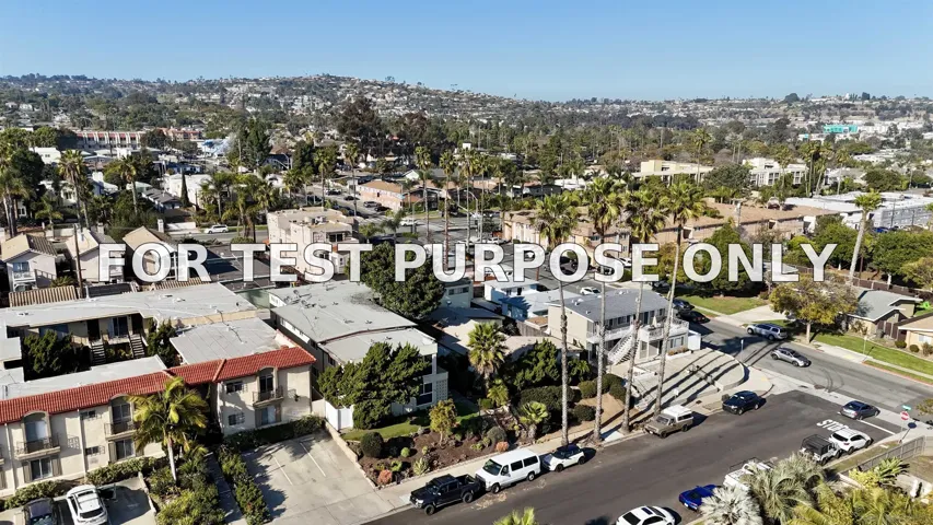 Demo/Test Data 2162 Thomas, San Diego, Ca 92109