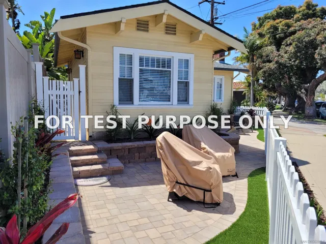 Demo/Test Data 817 Olive Ave, Coronado, Ca 92118