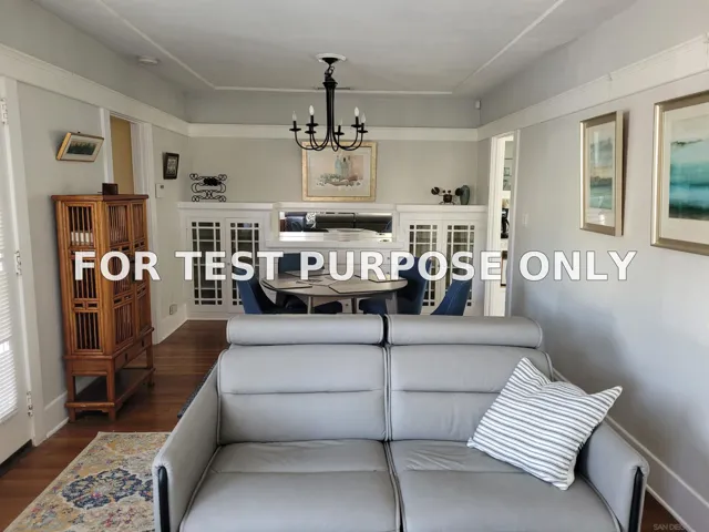 Demo/Test Data 817 Olive Ave, Coronado, Ca 92118