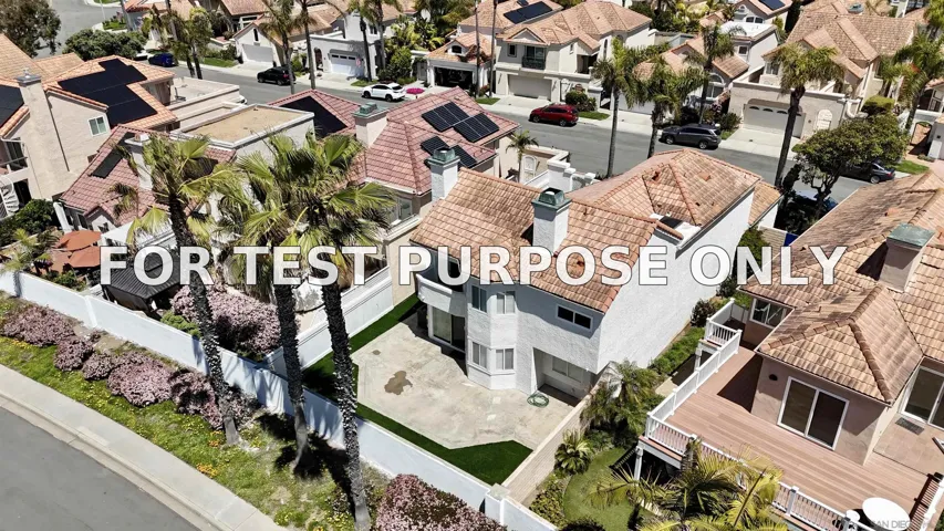 Demo/Test Data 34 Bridgetown Bend, Coronado, Ca 92118