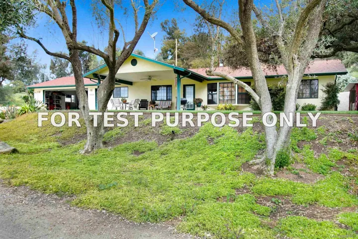 Demo/Test Data 16757 Old Guejito Grade Road, Escondido, Ca 92027