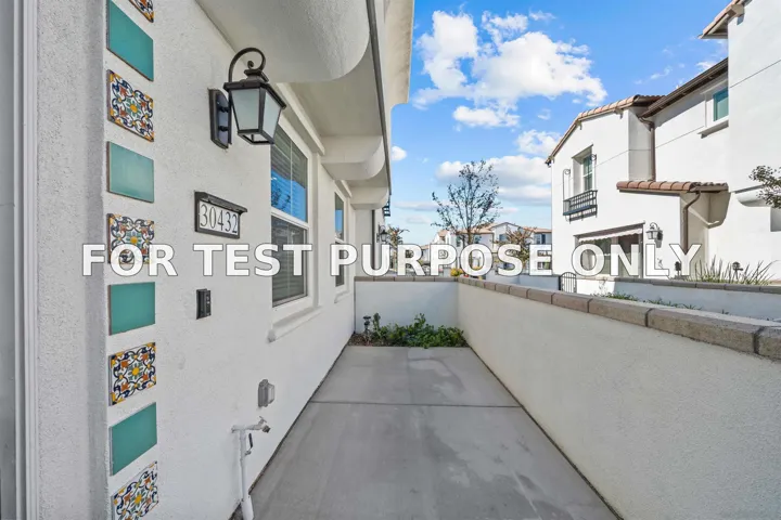 Demo/Test Data 30432 Town Square Drive, Menifee, Ca 92586