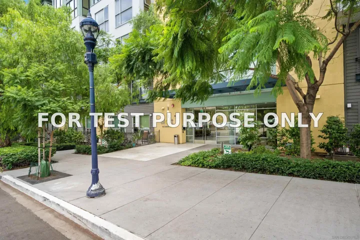 Demo/Test Data 889 Date Street Unit 444, San Diego, Ca 92101