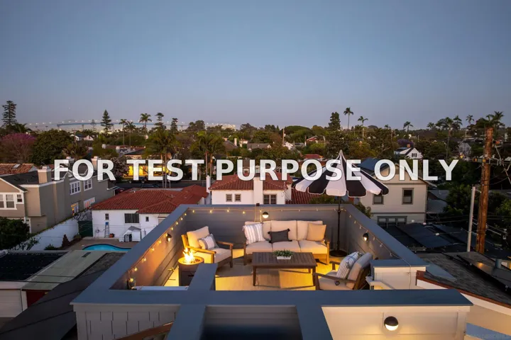 Demo/Test Data 545 Orange Ave, Coronado, Ca 92118