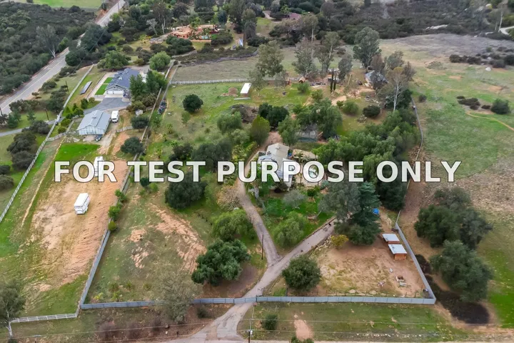 Demo/Test Data 15610 Mussey Grade Rd, Ramona, Ca 92065