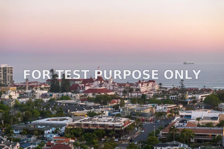 Demo/Test Data 549 Orange Ave, Coronado, Ca 92118