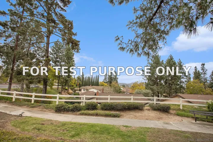 Demo/Test Data 13145 Decant Dr, Poway, Ca 92064