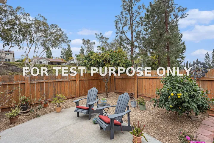 Demo/Test Data 13145 Decant Dr, Poway, Ca 92064