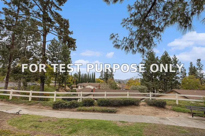 Demo/Test Data 13145 Decant Dr, Poway, Ca 92064
