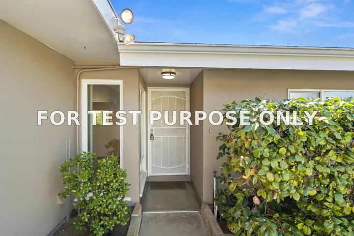Demo/Test Data 9265 Overton Ave, San Diego, Ca 92123