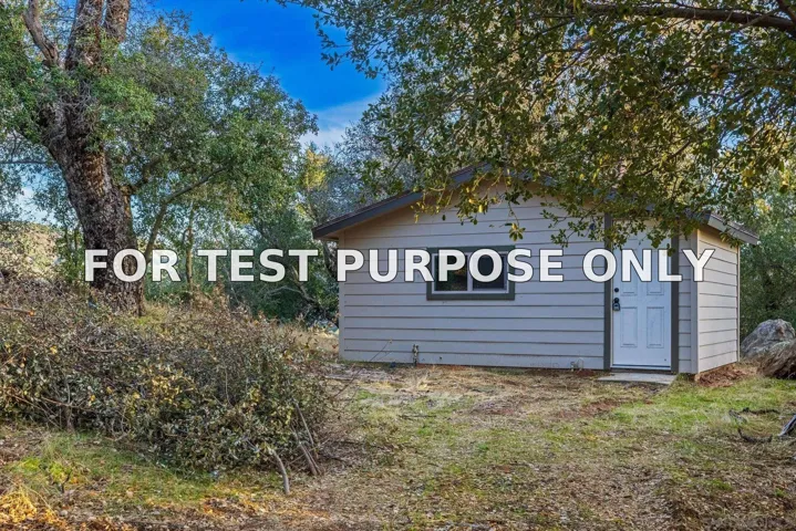 Demo/Test Data 3253 Pine Hills Rd, Julian, Ca 92036