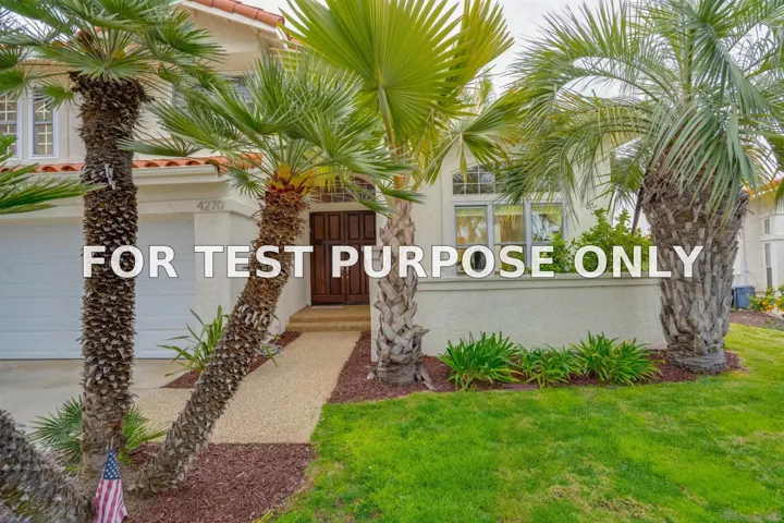 Demo/Test Data 4270 Clearview Dr, Carlsbad, Ca 92008