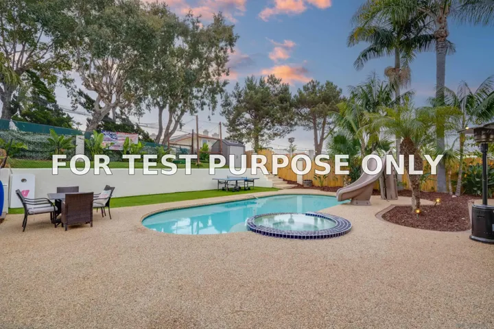 Demo/Test Data 4270 Clearview Dr, Carlsbad, Ca 92008