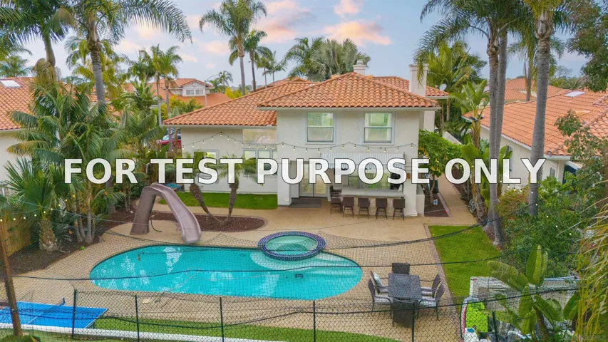 Demo/Test Data 4270 Clearview Dr, Carlsbad, Ca 92008