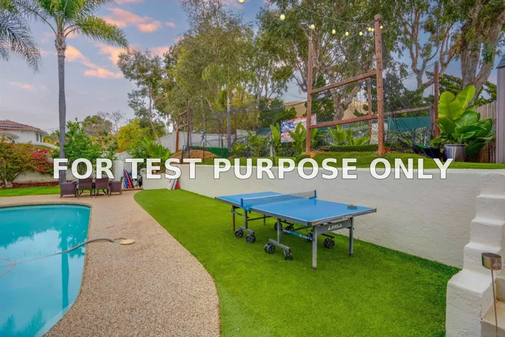 Demo/Test Data 4270 Clearview Dr, Carlsbad, Ca 92008