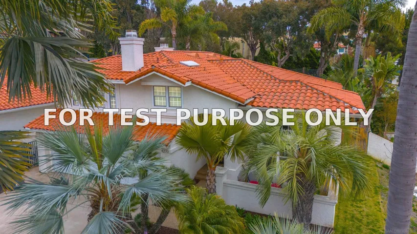 Demo/Test Data 4270 Clearview Dr, Carlsbad, Ca 92008