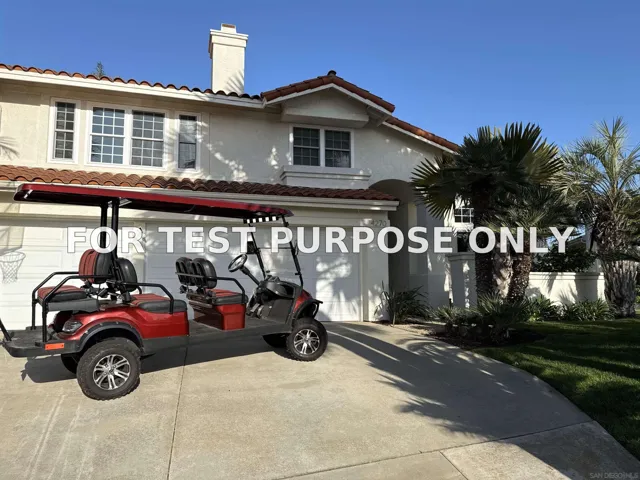 Demo/Test Data 4270 Clearview Dr, Carlsbad, Ca 92008