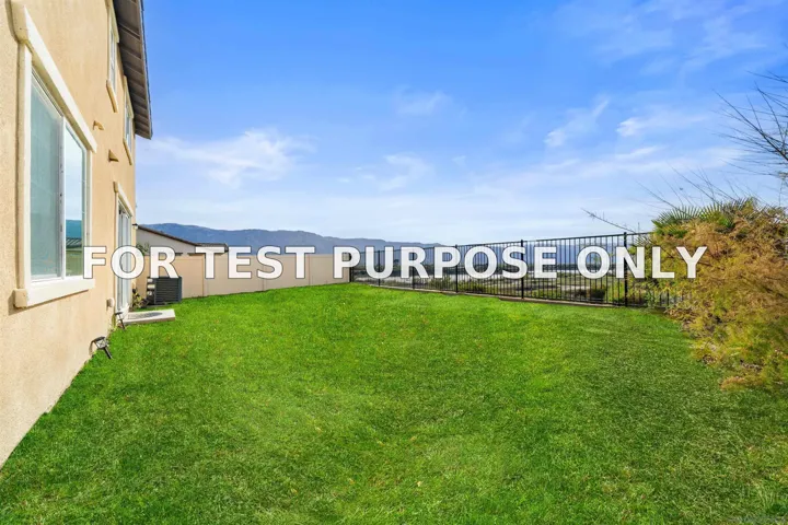 Demo/Test Data 29157 Sunforest, Lake Elsinore, Ca 92530