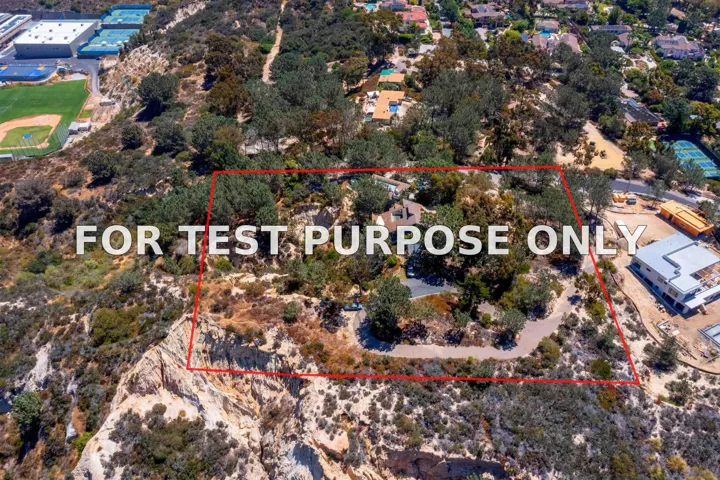 Demo/Test Data 3811 Via Del Mar, San Diego, Ca 92130
