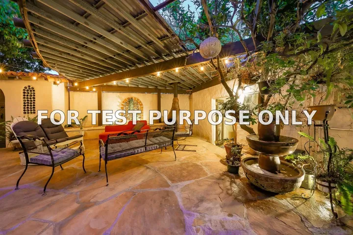 Demo/Test Data 3212 Browning St., San Diego, Ca 92106