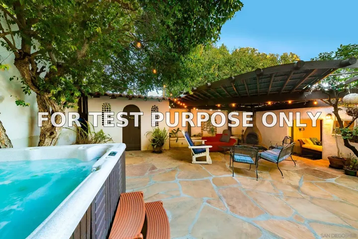 Demo/Test Data 3212 Browning St., San Diego, Ca 92106
