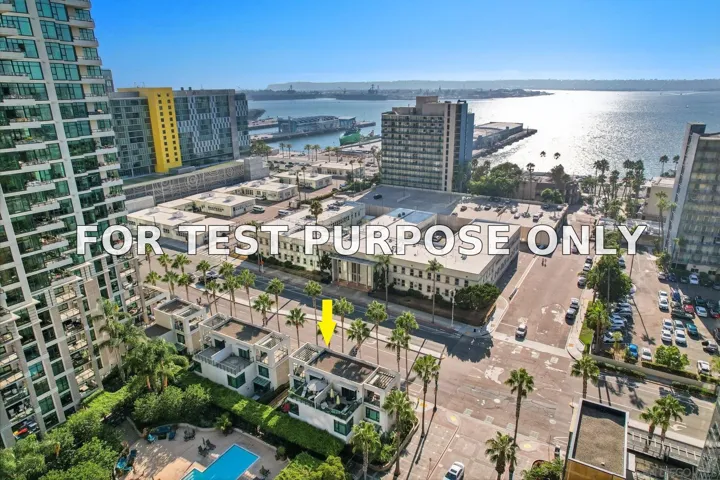 Demo/Test Data 1285 Pacific Hwy Unit 102, San Diego, Ca 92101