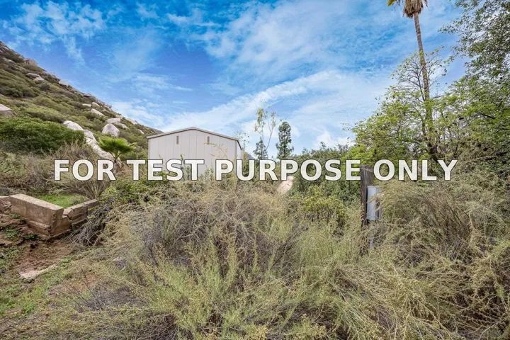 Demo/Test Data 11721 Wildcat Canyon Rd Unit 1, Lakeside, Ca 92040