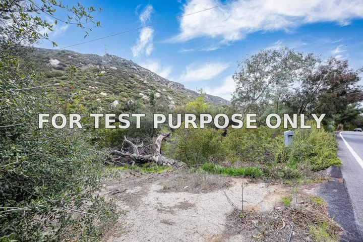 Demo/Test Data 11721 Wildcat Canyon Rd Unit 1, Lakeside, Ca 92040
