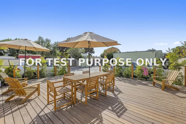 Demo/Test Data 1353 N Vulcan Ave, Encinitas, Ca 92024