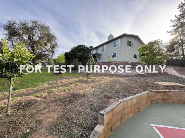 Demo/Test Data 1026 Eucalyptus Ave, Vista, Ca 92084