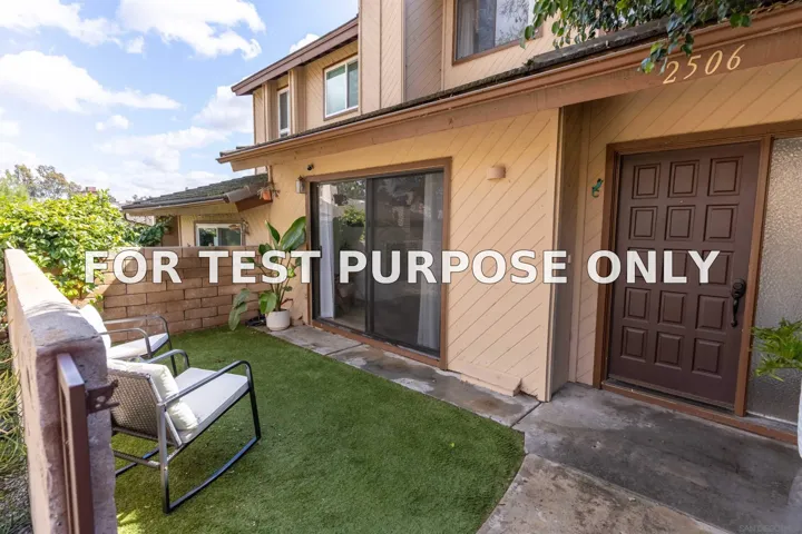 Demo/Test Data 2506 Woodlands Way, Oceanside, Ca 92054