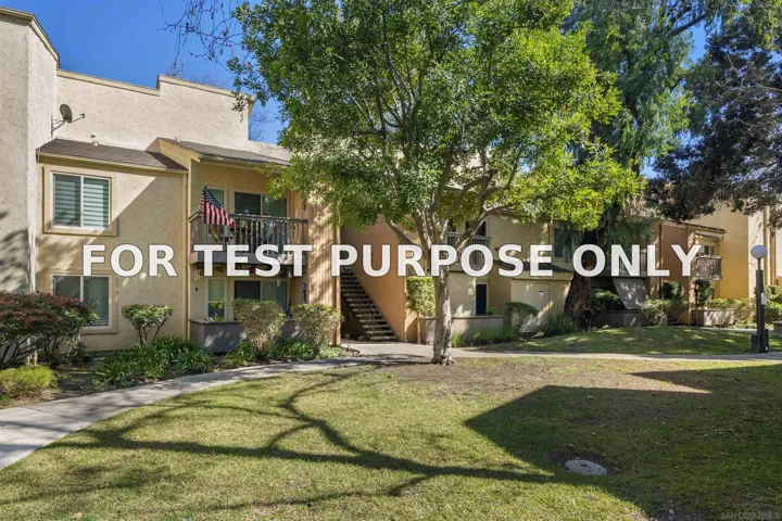 Demo/Test Data 6006 Rancho Mission Rd Unit 282, San Diego, Ca 92108