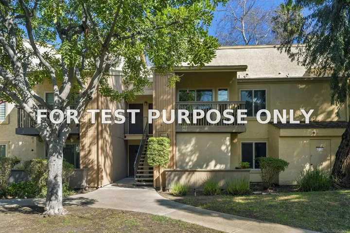 Demo/Test Data 6006 Rancho Mission Rd Unit 282, San Diego, Ca 92108
