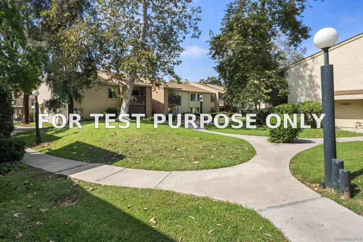 Demo/Test Data 6006 Rancho Mission Rd Unit 282, San Diego, Ca 92108
