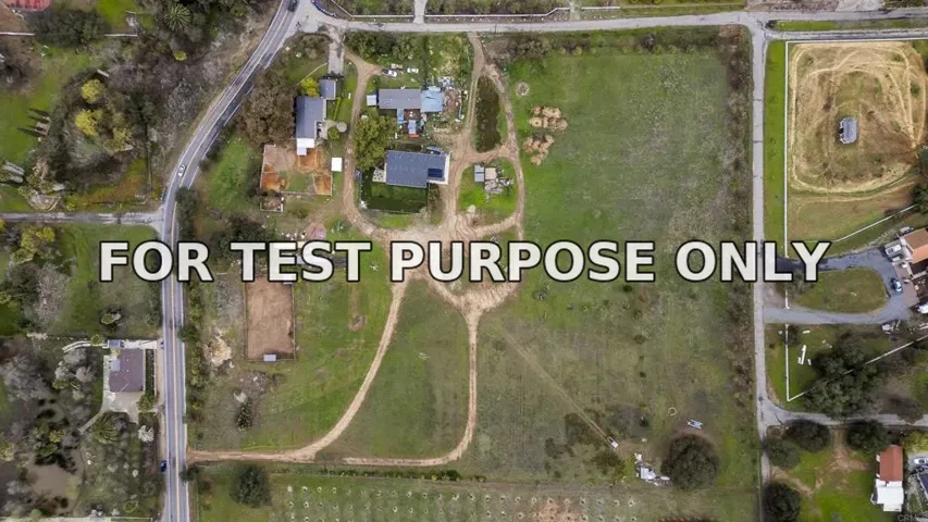 Demo/Test Data 3270 Olive Hill Rd, Fallbrook, Ca 92028