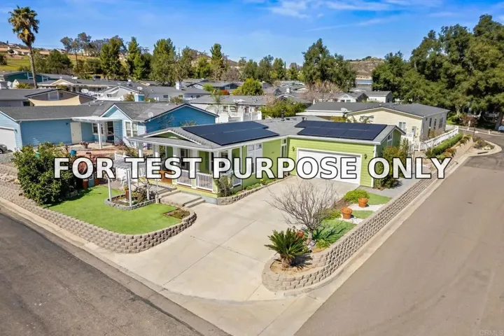 Demo/Test Data 2239 Black Canyon Road Unit Spc 79, Ramona, Ca 92065