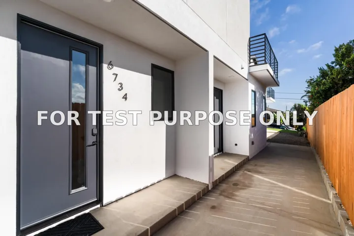 Demo/Test Data 6728-34 Thomson Ct, San Diego, Ca 92111