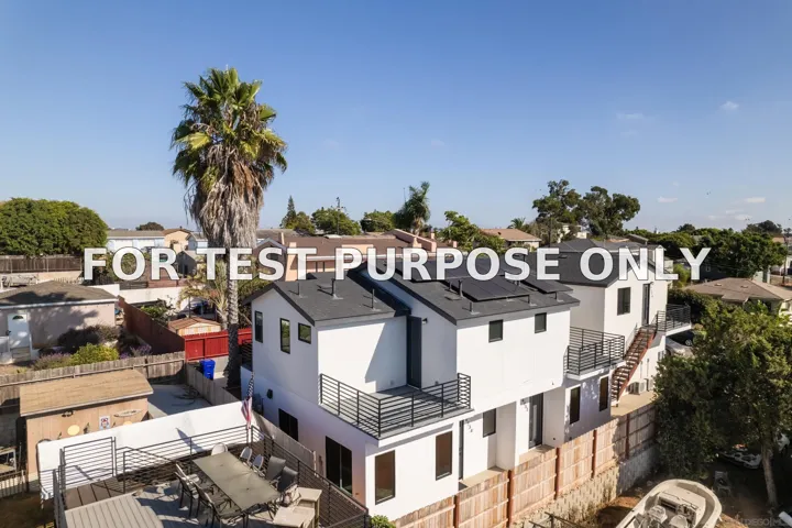 Demo/Test Data 6728-34 Thomson Ct, San Diego, Ca 92111