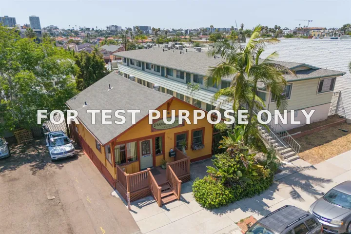 Demo/Test Data 3916 Oregon, San Diego, Ca 92104