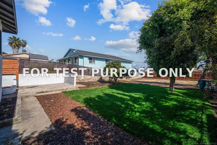 Demo/Test Data 523 8th St, Imperial Beach, Ca 91932